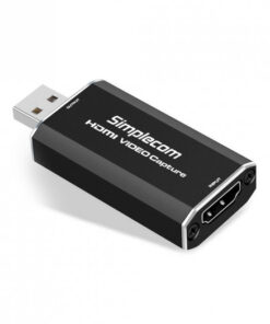 Simplecom DA315 HDMI to USB 2.0 Video Capture Card Full HD 1080p for Live Streaming Recording - Elgato, Atomos Connect