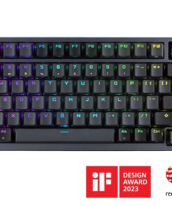 ASUS ROG AZOTH /NXSM /PBT Gaming Keyboard, OLED Display, NX Storm Switch, 75 Keys, Tri-mode Connection, Black, Tactile Bump /Clicky