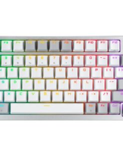 ASUS ROG AZOTH /US /PBT /WHT (Snow Switch) Gaming Keyboard, OLED Display, NX Snow Switch, 75 Keys, Tri-mode Connection, White, Quiet