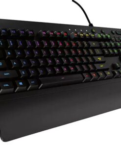Logitech G213 Prodigy RGB Gaming Keyboard, 16.8 Million Lighting Colors Mech-Dome Backlit Keys Dedicated Media Controls Spill-Resistant Durable