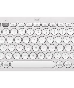 Logitech PEBBLE KEYS 2 K380S Slim, minimalist BluetoothÂ® Wireless Keyboard with customizable keys (Graphite)