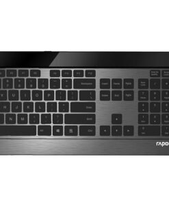 RAPOO 9900M Multi-mode Wireless Ultra-slim Keyboard and Mouse - Bluetooth 4.0, 2.4G Multi-Mode Switch, Ultra-Slim Keys, Adjustable DPI