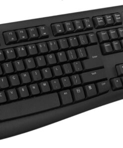 RAPOO X1800Pro Wireless Mouse and Keyboard Combo - 2.4G, 10M Range, Optical, Long Battery, Spill-Resistant Design,1000 DPI, Nano Receiver, Office Choice