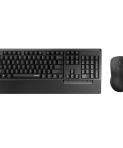 RAPOO X1960 Wireless Mouse and Keyboard Combo with Palm Res -1000DPI, Wireless 2.4G, 10m Range, Spill Resistant, Plug-and-Play