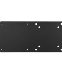 Brateck Vesa Compatible NUC mounting bracket, up to 3kg, Black colour, Steel Material, VESA Compatible, Weight Capacity 3kg
