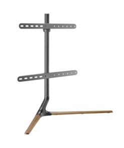 Brateck Modern Linear Tabletop TV Stand For 49'-70' TVs, Weight Capacity  40kg -- Matte Black and Walnut 970x350x765mm (LS)