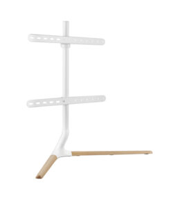 Brateck Modern Linear Tabletop TV Stand For 49'-70' TVs, Weight Capacity  40kg -- Matte White and Beech 970x350x765mm (LS)