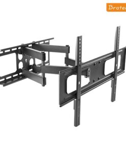 Brateck Economy Solid Full Motion TV Wall Mount for 37'-70' Up to 50kgLED, LCD Flat Panel TVs, Fit Curved TV, 510x660x430mm