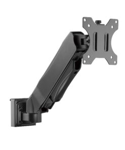 Brateck Slatwall Gas Spring Monitor Arm, Effortless Monitor Height Adjustment with Gas Spring, for 13'-27' Screen, Up to 6.5kg /Screen (LS)