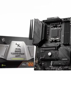MSI MAG B650 TOMAHAWK WIFI AMD AM5 ATX Motherboard, 4x DDR5 ~64GB, 1x PCI-E x16, 3x M.2, 6x SATA, 2x USB2.0, 8x USB 3.2, 1x USB-C