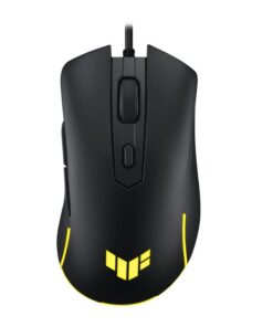 ASUS TUF Gaming M3 Gen II Wired Gaming Mouse, 8000dpi Optical Sensor, 59g, IP56 Dust and Water Resistance