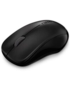 RAPOO 1620 2.4G Wireless up to 10 Meters and 360 degrees coverage Mouse Black, 1000 DPI, Long Battery. Retail Pack