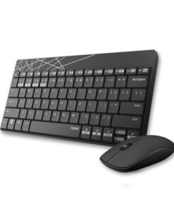 RAPOO 8000M Compact Wireless Multi-mode Bluetooth, 2.4Ghz, 3 Device Keyboard and Mouse Combo
