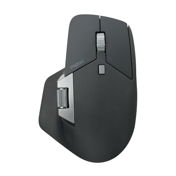 RAPOO MT760L BLACK Multi-mode Wireless Mouse -Switch between Bluetooth 5.0 and 2.4G -adjust DPI from 800 to 4000