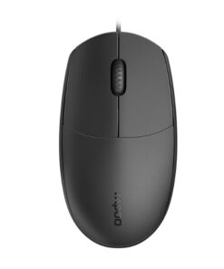RAPOO N100 Wired USB Optical 1000DPI Mouse Black - No Driver Required / Designed for Notebook Laptop Desktop PC