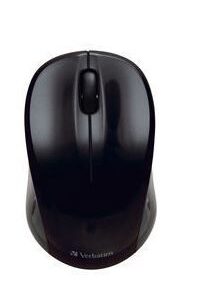 Verbatim GO Nano Black Mouse Wireless Optical, Ultra Compact, 3 Buttons, Nano Receiver