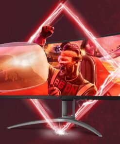 AOC 49' Curved 1800R, 5120X1440 DQHD, 32 9, Adaptive Sync, HDR 400,1ms, 165Hz ,3x HDMI,1x DP,USB-C , Speaker, HAS, KVM ultra wide monitor