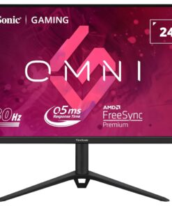 ViewSonic 24' FHD IPS Gaming, 180Hz, 0.5ms MPRT, HDR10, FreeSync Premium, AdaptiveSync, ClearMR, HDMIÃ—2, DP, 2Ã—2W Speakers. 3YARW