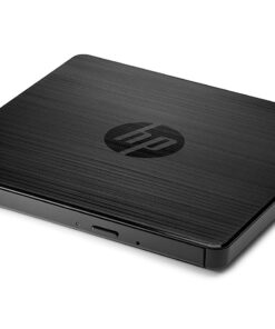 HP 8x Ultra Slim Portable External USB ODD DVD-RW Burner Re-Writer Drive No AC Adapter Required for PC MAC Notebook Laptop Computer