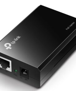 TP-Link POE150S Omada PoE Injector Adapter, IEEE 802.3af compliant, Data and power carried over the same cable up to 100 meters, plastic case, pocket