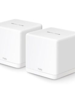 Mercusys Halo H60X(2-pack) AX1500 Whole Home Mesh Wi-Fi 6 System, 300 Mbps at 2.4 GHz , 1201 Mbps at 5 GHz, QoS, IPTV, IPv6, MU-MIMO, Beamforming, Sma