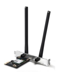 Mercusys MA80XE AX3000 Wi-Fi 6 Bluetooth 5.2 PCIe Adapter, 2402Mbps @5 GHz, 574Mbps @2.4GHz