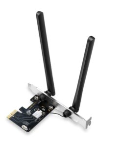 Mercusys MA86XE AXE5400 Wi-Fi 6E Bluetooth 5.2 PCIe Adapter, 2402Mbps @6GHz,2402Mbps @5GHz, 574Mbps@2.4GHz