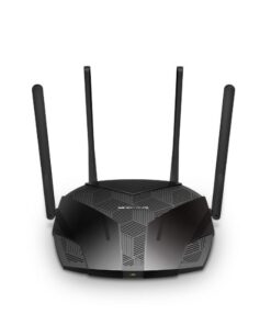 Mercusys MR80X AX3000 Dual-Band Wi-Fi 6 Router, Up to 3 Gbps ,MU-MIMO, OFDMA,WPA3