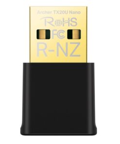 TP-Link Archer TX20U Nano AX1800 Nano Wi-Fi 6 Wireless USB Adapter, 1201 Mbps at 5 GHz + 574 Mbps at 2.4 GHz, Internal Antennas, USB 3.0