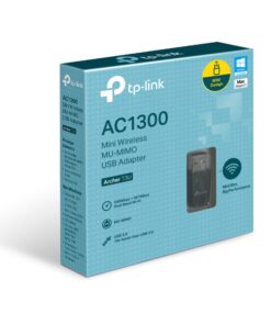 TP-Link Archer T3U AC1300 Mini Wireless MU-MIMO USB Adapterï¼ŒMini Size, 867Mbps at 5GHz + 400Mbps at 2.4GHz, USB 3.0
