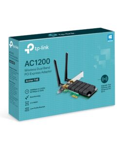 TP-Link Archer T4E AC1200 Wireless Dual Band PCIe Adapter, 867Mbps @ 5Ghz, 300Mbps @ 2.4Ghz