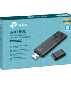 TP-Link Archer TX20U AX1800 Dual Band Wi-Fi 6 Wireless USB Adapter, 1201 Mbps at 5 GHz + 574 Mbps at 2.4 GHz, MU-MIMO, OFDMA, WPA3