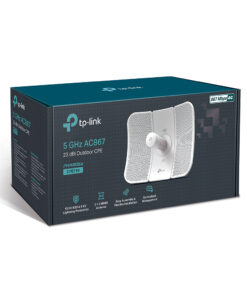 TP-Link CPE710 5GHz AC 867Mbps 23dBi High-gain Directional Outdoor CPE, IP65 Weather Proof, Lightning Protection, Passive POE, Centralised Management