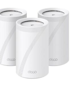 TP-Link Deco BE65(3-pack) BE11000 Whole Home Mesh Wi-Fi 7 System (WIFI7) , 574 Mbps at 2.4 GHz + 4320 Mbps at 5 GHz + 5760 Mbps at 6 GHz