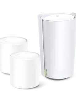 TP-Link Deco X73-DSL(3-pack) AX5400 VDSL Whole Home Mesh Wi-Fi 6 Modem System 660sqm Coverage For 1-3 Bedroom Houses, Dual-Band, OFDMA, MU-MIMO, Beam