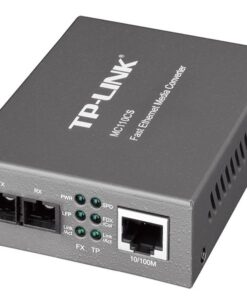 TP-Link MC110CS 10 /100Mbps Single-Mode Media Converter Convert 100BASE-FX Fiber to 100Base-TX Copper Media Extends Fiber Distance Up To 20km