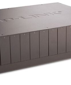 TP-Link MC1400 19' 2U Rackmount Chassis for 14-Slot Media Converters, Redundant Power Supply, Hot-Swappable, Mounted,Two Cooling Fans