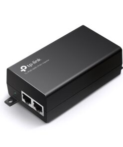 TP-Link TL-POE160S Omada PoE+ Injector, 2 Gigabit Ports, 802.3af /at, Integrated Power Supply, Wall Mountable, Plug and Play