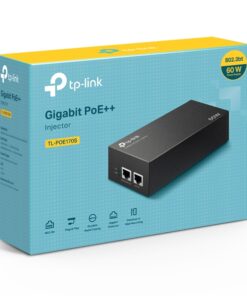 TP-Link TL-POE170S Omada PoE++ Injector, 2 Gigabit Ports, 802.3af /at /bt, Integrated Power Supply, Wall Mountable, Plug and Play