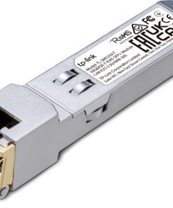 TP-Link TL-SM5310-T 10G BASE-T RJ45 SFP+ Module, Transmit data up to 30m* at 10 Gbps, Support DDM, Support TX Disable function, Metallic EnclosuRR