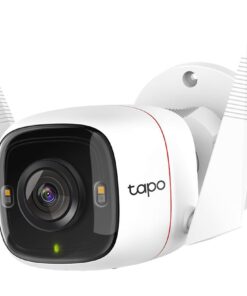 TP-Link Tapo C320WS Outdoor Security Wi-Fi Camera, H.264, 2-Way Audio, Night Vision, Motion Detect, Voice Control, Weatherproof, Sound