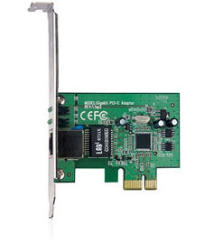 TP-Link TG-3468 32-bit Gigabit PCI Express Network Adapter, Realtek RTL8168E, 10 /100 /1000Mbps RJ45 port, Auto MDI /MDIX, NIC