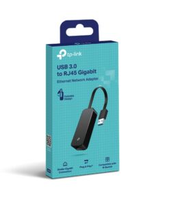 TP-Link UE306 USB 3.0 to Gigabit Ethernet Network Adapter, Foldable and Portable, Suitable for Ultrabook, Nintendo Switch, Linux, Windows 10 /8.1