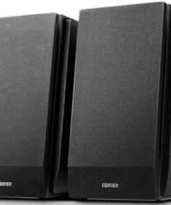 Edifier R1700BT Bluetooth Lifestyle Bookshelf Studio Speakers Black - BT /Dual 3.5mm AUX /Limited Distortion DSP /DRC /Classic Wood Finish