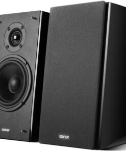 Edifier R2000DB Powered Bluetooth Bookshelf Speakers 25mm Eagle Eye tweeters High-gloss piano design Dual RCA Input with Remote Easy Optical Input