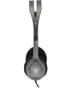 (LS) Logitech H110 Stereo Headset Over-the-head Headphones 3.5mm Versatile Adjustable Microphone for PC Mac
