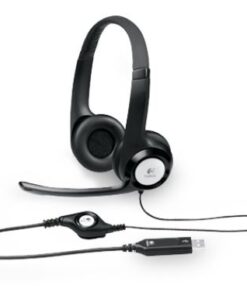 Logitech H390 USB Headset Adjustable,USB,2 Years Noise Cancelling Micophone Headphones In-line Audio Controls
