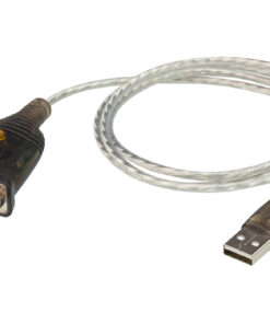 Aten USB to RS232 converter with 1m cableï¼Œ921.6 Kbps Transfer Rate, Compatible with Windows, Mac, Linux