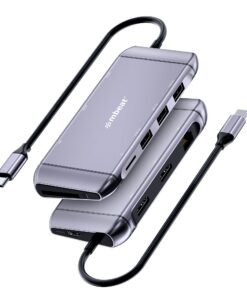 mbeatÂ® Elite X11 Dual Display Docking Station - 2x 4K HDMI, 1xUSB-C Power Delivery 100W, 3xUSB 3.0, MicroSD /SD Card, 1x RJ45