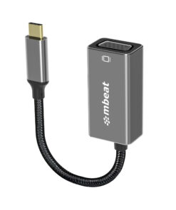 (LS) mbeatÂ® Elite USB-C to VGA Adapter - Coverts USB-C to VGA Female Port, Supports up to1920Ã—1080@60Hz - Space Grey Weight  30g